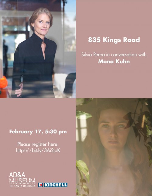 835 Kings Road, Silvia Perea in conversation with Mona Kuhn, invitation